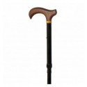 BASTON/MULETILLA PLEGABLE DE ALUMINIO COLOR NEGRO REF:159