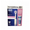 PACK CEPILLO DENTAL ELECTRICO ORAL-B PROFESSIONAL 800 SENSI ULTRA THIN + PASTA DENTAL 50ml
