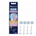 PACK RECAMBIO CEPILLO DENTAL ELECTRICO ORAL B SENSI ULTRATHIN 3u + 1u