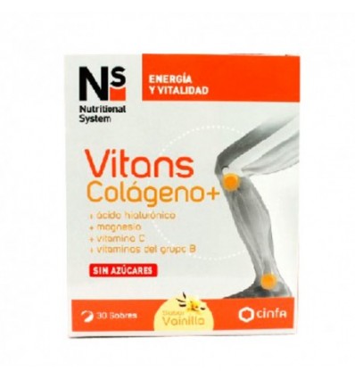 PACK NS VITANS COLAGENO+ NS CINFA SABOR VAINILLA 2x30 sobres