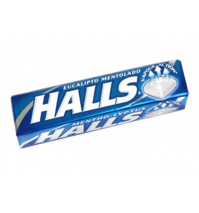 CARAMELOS HALLS SABOR EUCALIPTO MENTOLADO 32gr