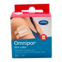 ESPARADRAPO HIPOALERGICO OMNIPOR DE PAPEL SKIN COLOR 5x2,5cm