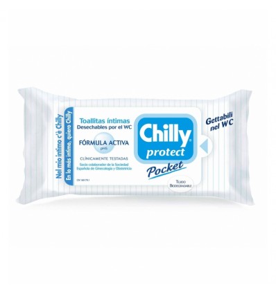 TOALLITAS INTIMAS CHILLY POCKET PROTECT 12u