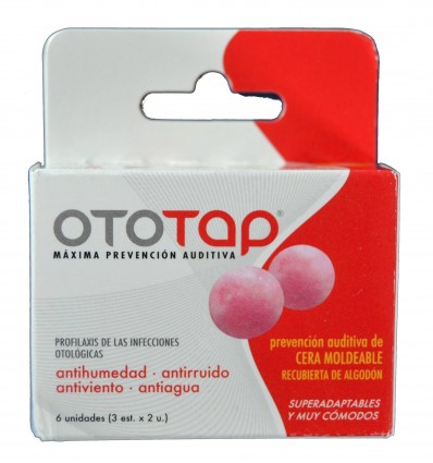 TAPONES DE CERA MOLDEABLE OTOTAP 6u