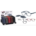 GAFA DE LECTURA CON CLIP ON KOST RG-242 COLOR MARRON +3
