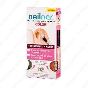PACK TRATAMIENTO ANTIHONGOS NAILNER TRATAMIENTO Y COLOR + ESMALTE DE UÑAS