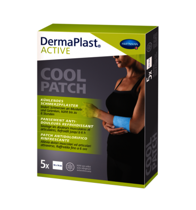 PARCHE DE FRIO DERMAPLAST ACTIVE COOL PATCH HARTMANN 10x14cm 5u