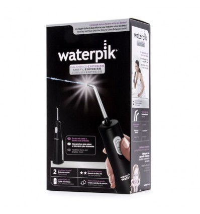 IRRIGADOR BUCAL WATERPIK INALAMBRICO EXPRESS WP-450 NEGRO MATE