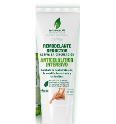 GEL REMODELANTE ANTICELULITICO SANASUR 150ml