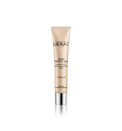 MAQUILLAJE FLUIDO TEINT PERFECT SKIN LIERAC TONO BEIGE CLARO 01 30ml