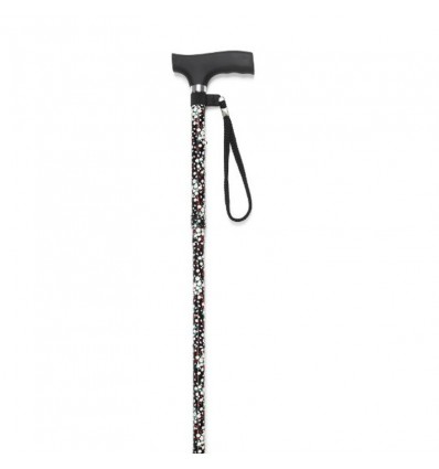 BASTON/MULETILLA PLEGABLE DE ALUMINIO ESTAMPADO TACTO BLANDO 303