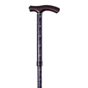 BASTON/MULETILLA PLEGABLE DE ALUMINIO ESTAMPADA 332