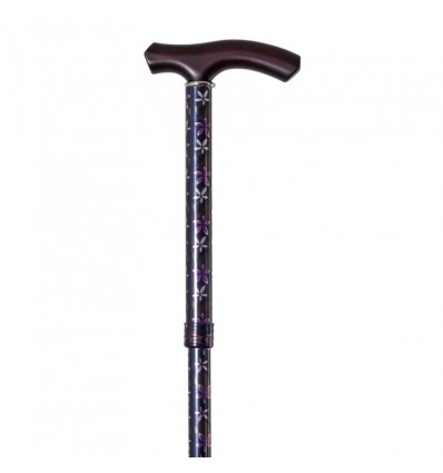 BASTON/MULETILLA PLEGABLE DE ALUMINIO ESTAMPADA 332