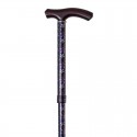 BASTON/MULETILLA PLEGABLE DE ALUMINIO ESTAMPADA 332