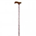 BASTON/MULETILLA EXTENSIBLE DE ALUMINIO ESTAMPADA CON FLORES CODIGO 474