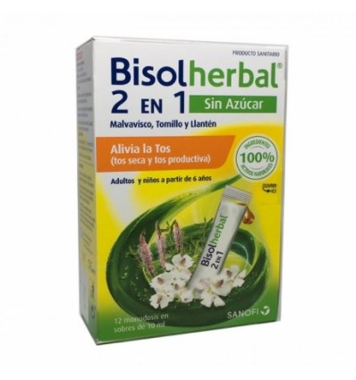 STICKS BISOLHERBAL 2 EN 1 12 monodosis