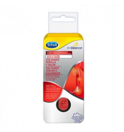 PLANTILLAS DR SCHOLL IN BALANCE PARA DOLOR DE RODILLA Y TALON TALLA L