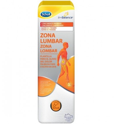 PLANTILLAS DR SCHOLL IN BALANCE PARA DOLOR EN ZONA LUMBAR TALLA M 2u