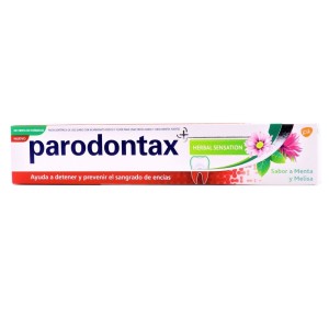 PASTA DENTAL PARODONTAX HERBAL SENSATION MENTA Y MELISA 75ml