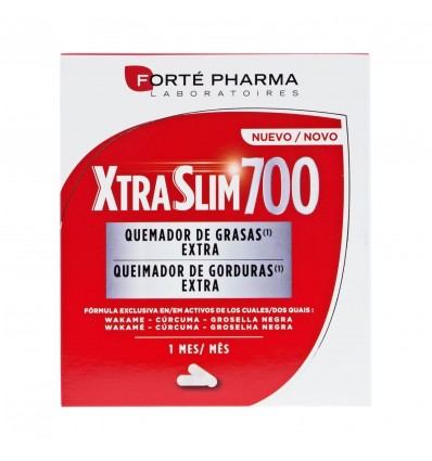 QUEMADOR DE GRASA XTRASLIM 700 FORTE PHARMA 120 cápsulas