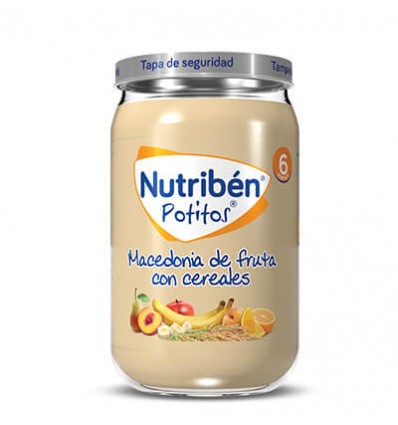 POTITO NUTRIBEN MACEDONIA DE FRUTAS CON CEREALES 235gr