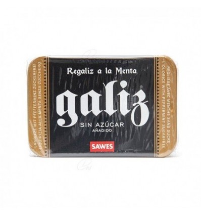 SAWES CARAMELO REGALIZ SIN AZUCAR CAJA 20g