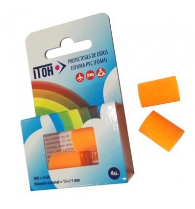 TAPONES OIDOS ITOH ESPUMA 4u