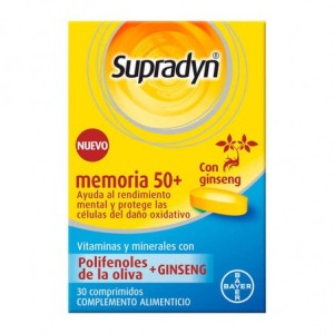 VITAMINAS SUPRADYN MEMORIA 50+ 30 comprimidos