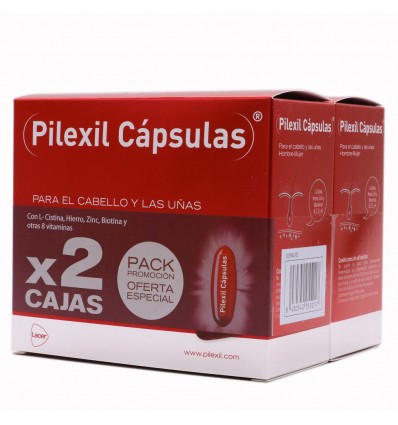 PACK CAPSULAS ANTICAIDA PILEXIL 2x100 cápsulas