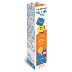 VITAMINA C Y D3 ARKOVITAL ARKOPHARMA 2x20 comprimidos efervescentes