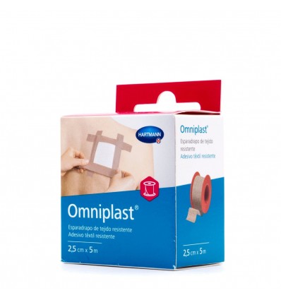 ESPARADRAPO DE TELA OMNIPLAST COLOR CARNE HARTMANN 2.5cm x 5m