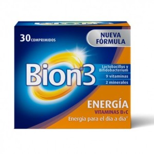VITAMINAS BION 3 ENERGIA 30 comprimidos