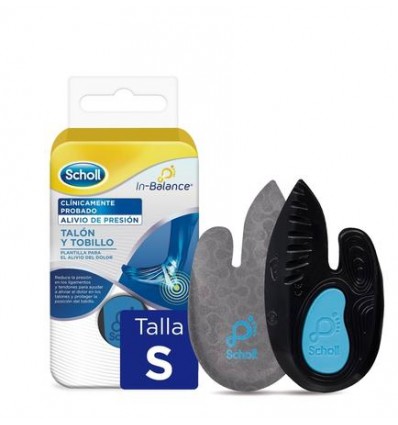 PLANTILLAS DR SCHOLL IN BALANCE PARA PRESION DE TALON Y TOBILLO TALLA S