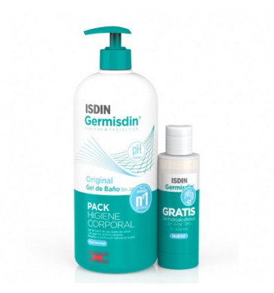 PACK GEL DE DUCHA GERMISDIN ORIGINAL ISDIN 1000ml +GEL HIDROALCOHOLICO ISDIN 120ml