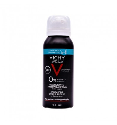 DESODORANTE EN SPRAY VICHY HOMME TOLERANCIA OPTIMA 48 HORAS 100ml