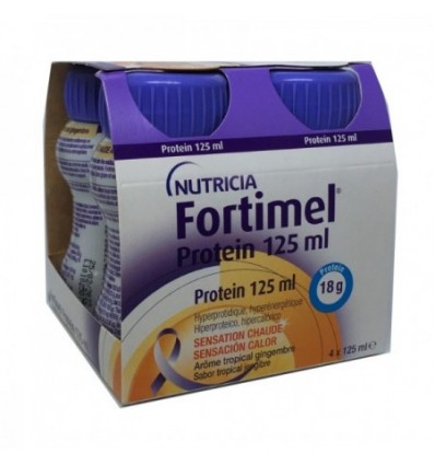 BATIDO FORTIMEL PROTEIN SABOR TROPICAL JENGIBRE NUTRICIA 4x125ml