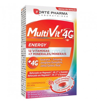ENERGY MULTIVIT 4G 30 comprimidos