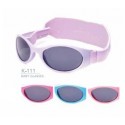 GAFAS DE SOL INFANTIL PARA BEBE KOST K-111 COLOR ROSA CON GOMA
