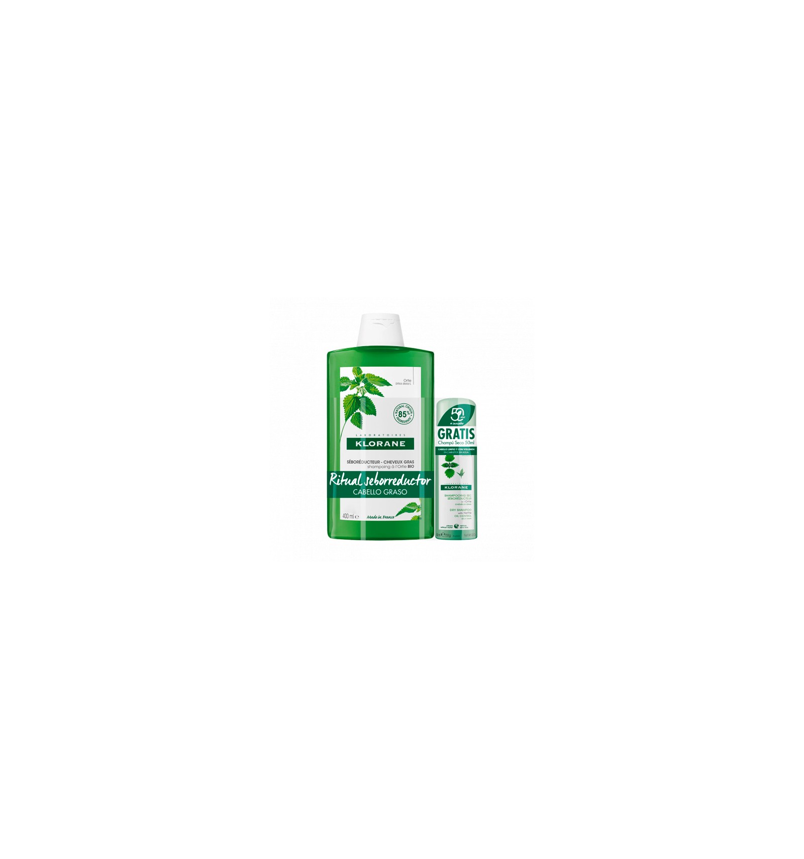 Klor.Ch.Ortiga Shampoo – 200 Ml, Für Fettiges Haar, Mit Brennnessel-Extrakt