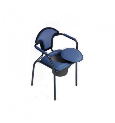 SILLA CON INODORO PORTATIL CON REPOSABRAZOS