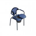 SILLA CON INODORO PORTATIL CON REPOSABRAZOS