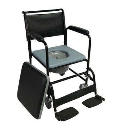 SILLA CON INODORO Y RUEDAS MODELO BARCO