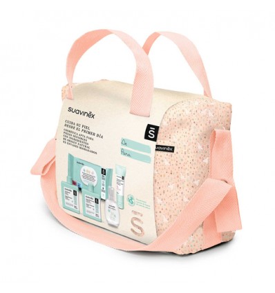 BOLSA SUAVINEX DE PASEO PARA EL BEBE COLOR ROSA