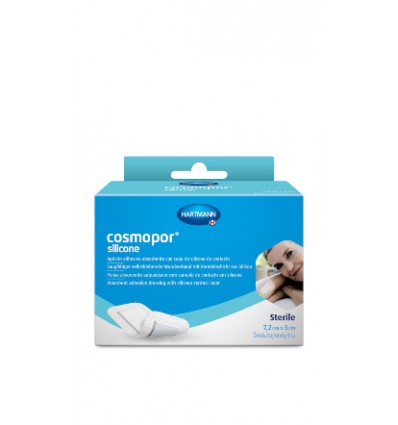 APOSITO ESTERIL DE SILICONA COSMOPOR SILICONE HARTMANN 20x10cm 5u