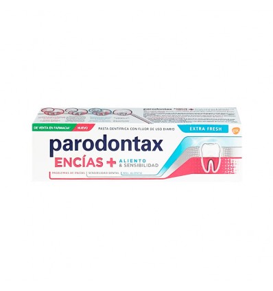 PASTA DENTAL PARODONTAX ENCIAS, ALIENTO Y SENSIBILIDAD 75ml