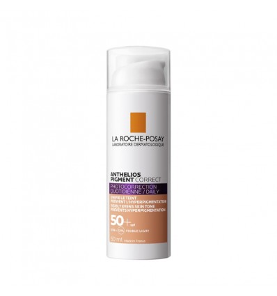 CREMA SOLAR ANTHELIOS PIGMENT CORRECT LA ROCHE POSAY TONO MEDIO SPF-50 50ml