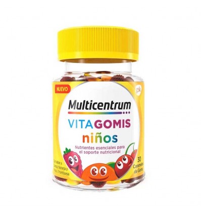 VITAMINAS INFANTILES MULTICENTRUM VITAGOMIS NIÑOS 30 caramelos
