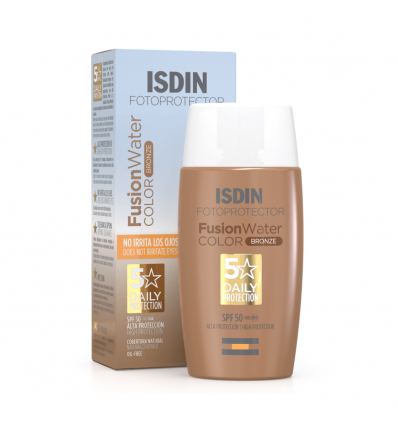 FLUIDO SOLAR ISDIN FUSION WATER COLOR BRONZE SPF-50+ 50ml