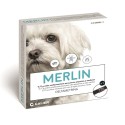 COLLAR ANTIPARASITARIO MERLIN PARA PERROS PEQUEÑOS Y MEDIANOS CARLIER 48cm