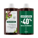PACK CHAMPU FORTIFICANTE KLORANE A LA QUININA 2x400ml
